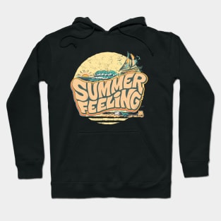 Summer Retro Vintage Art Hoodie